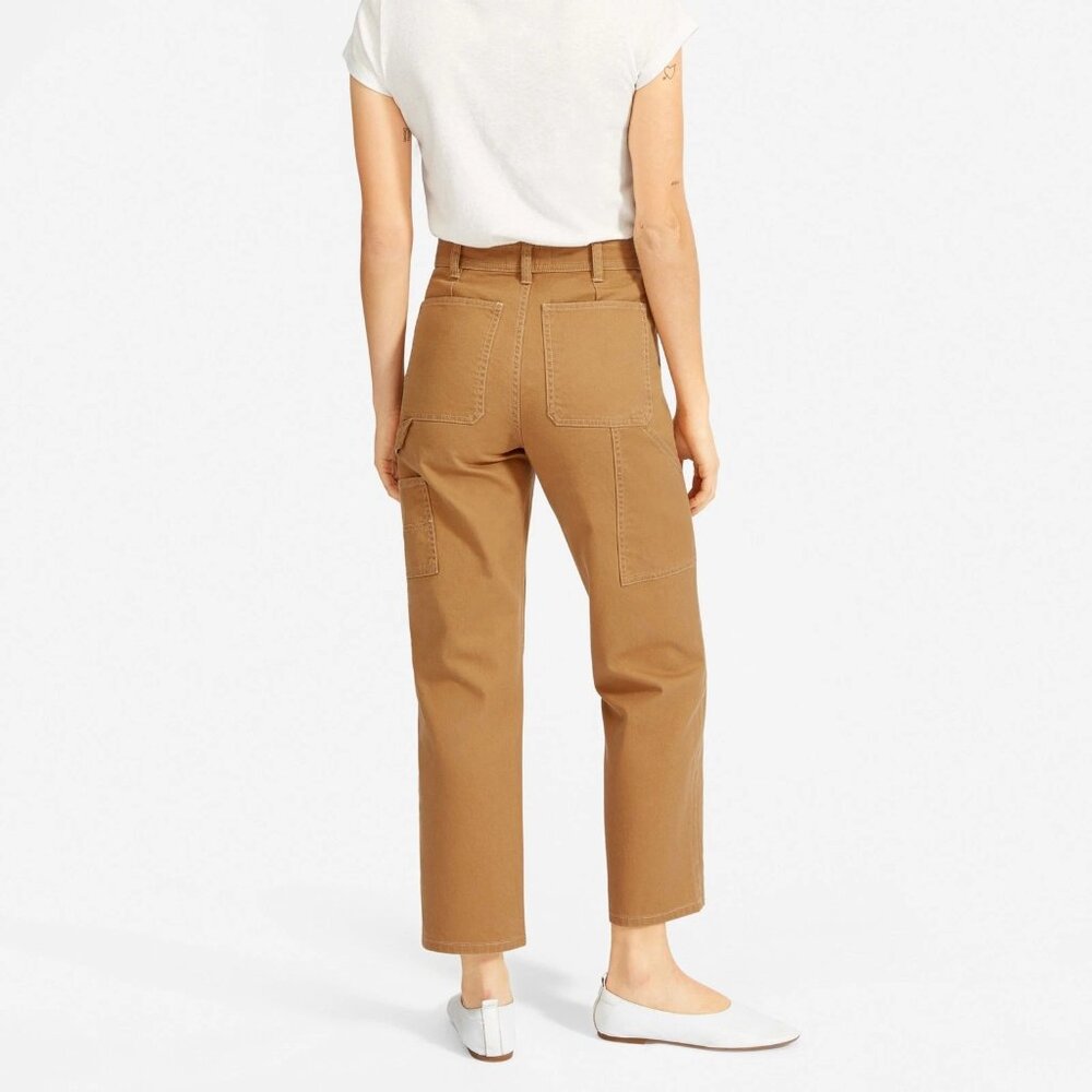 EVERLANE carpenter/utility pants Gold/Tan clay size 4
